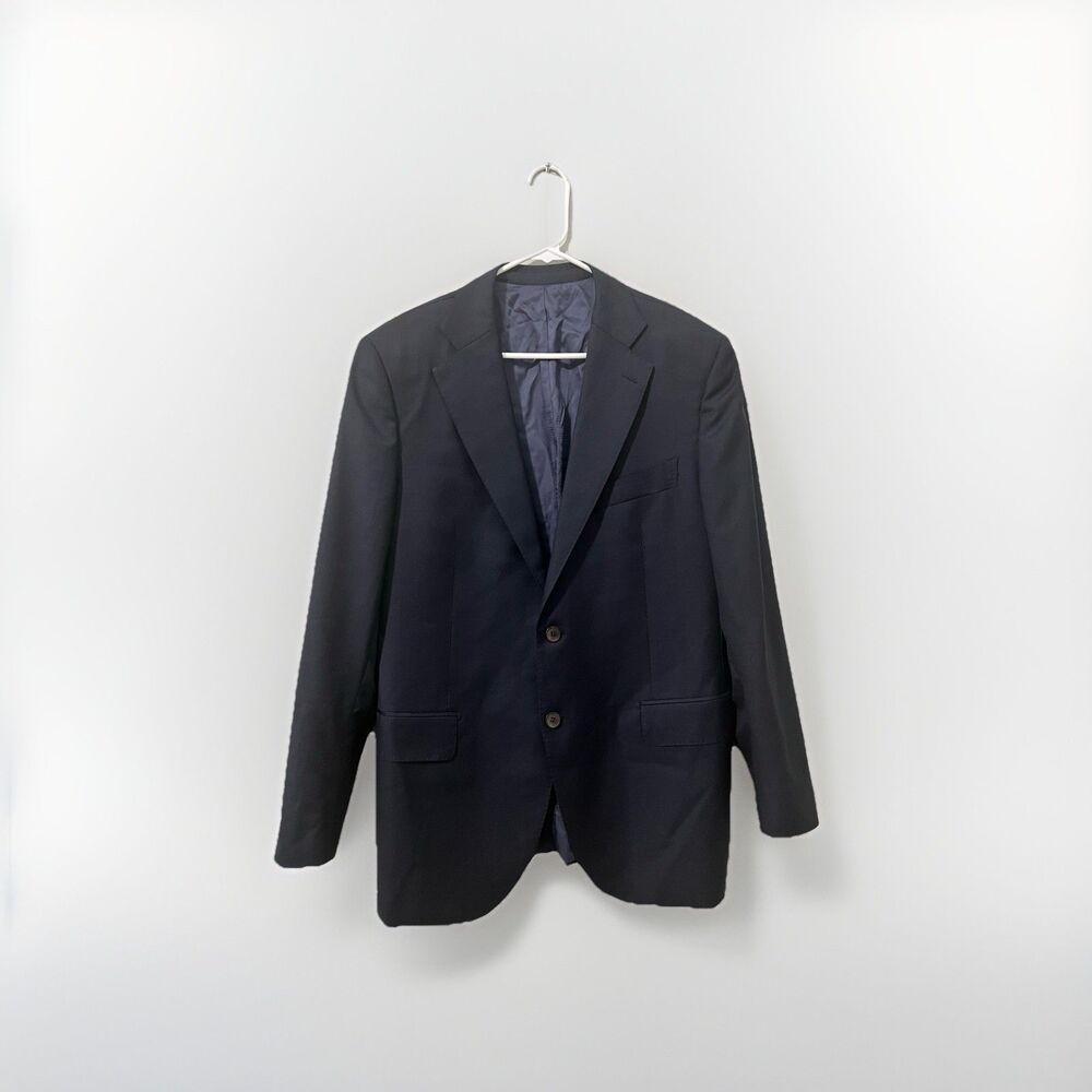 SUITSUPPLY Lazio Single Breasted Slim Vitale Barberis Blazer Men's US 44 Eu 54